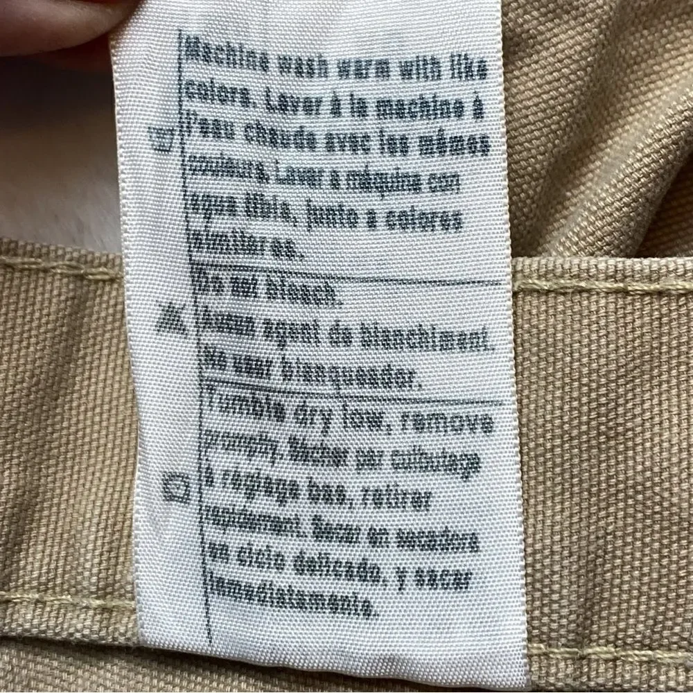 Carhartt Tan Work Shorts Size 40